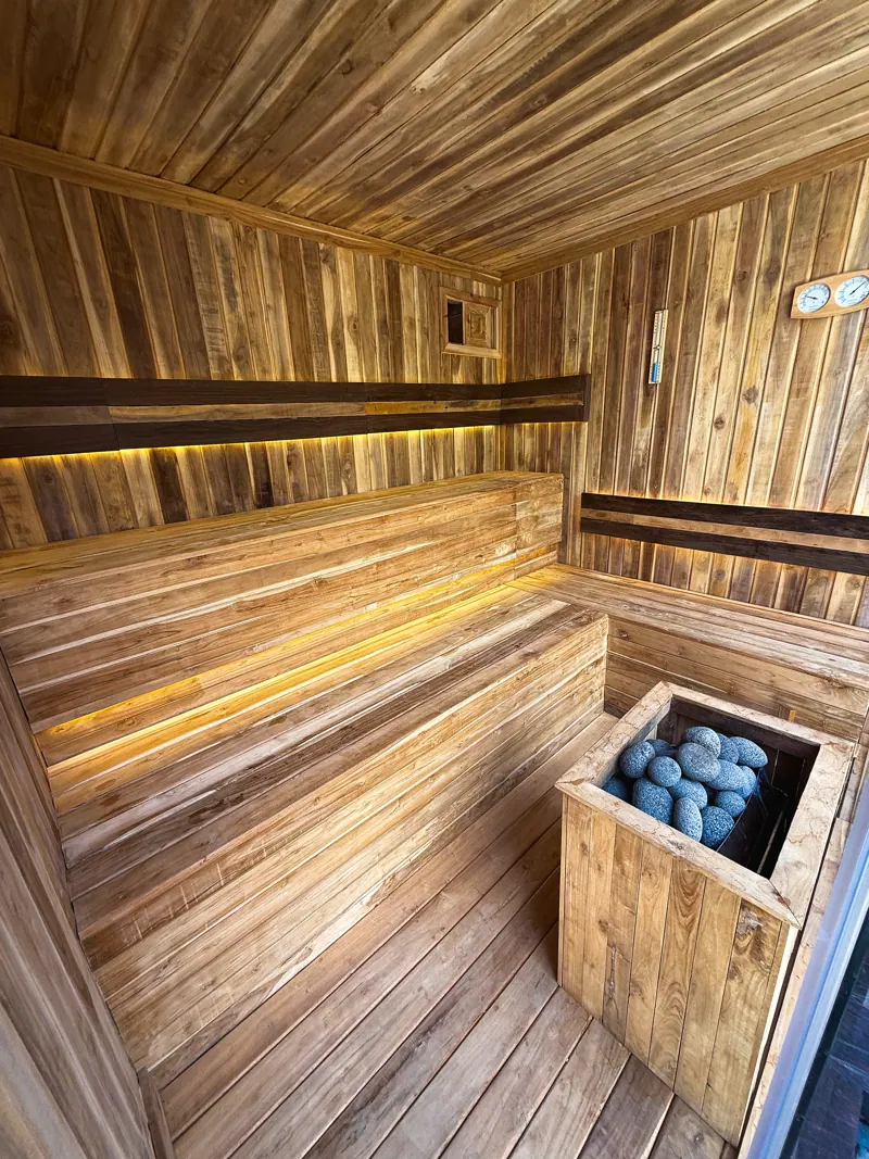 Custom sauna